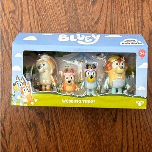 Bluey Wedding Time! Action Figure Set